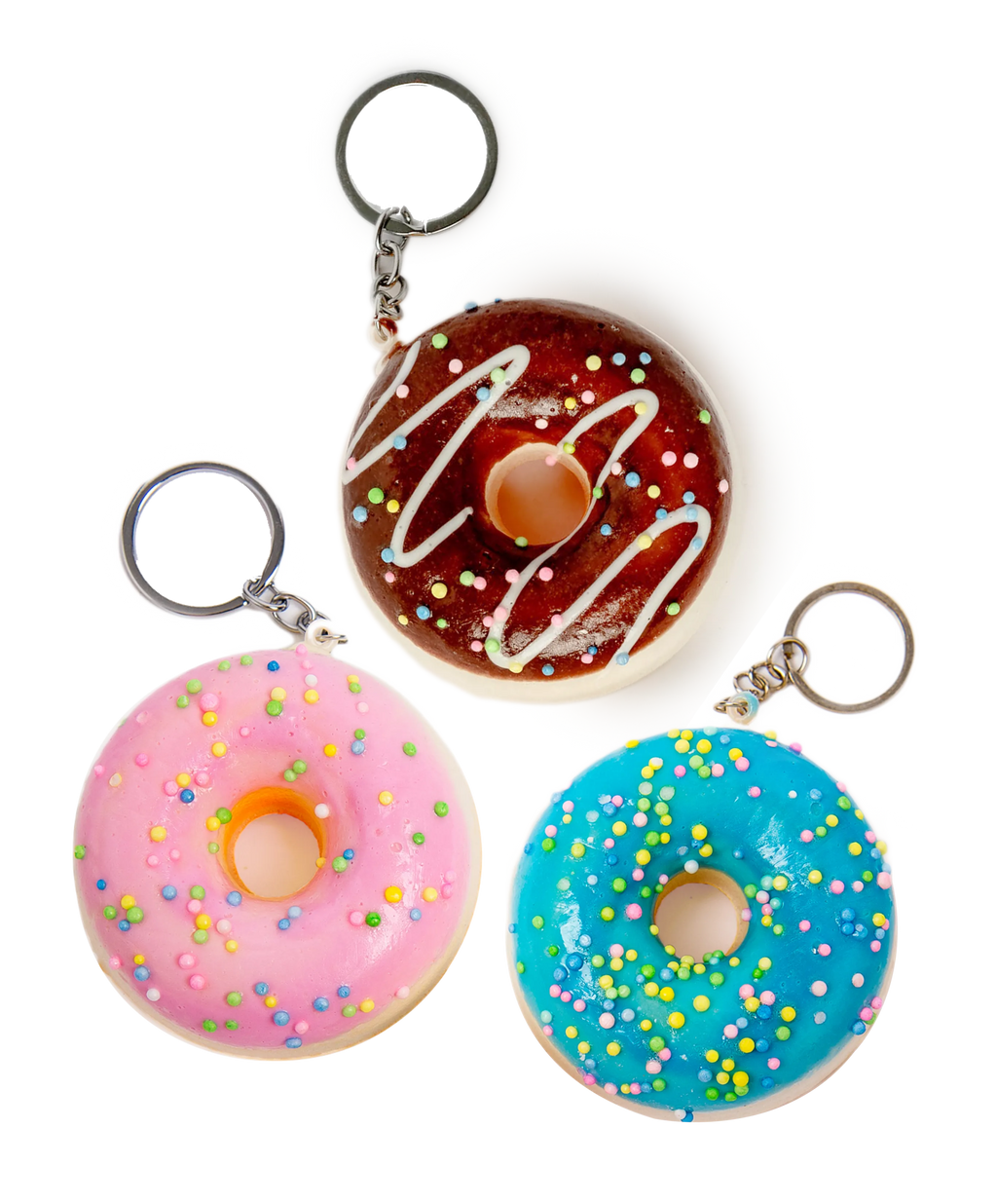 Squishy hot sale donut keychain